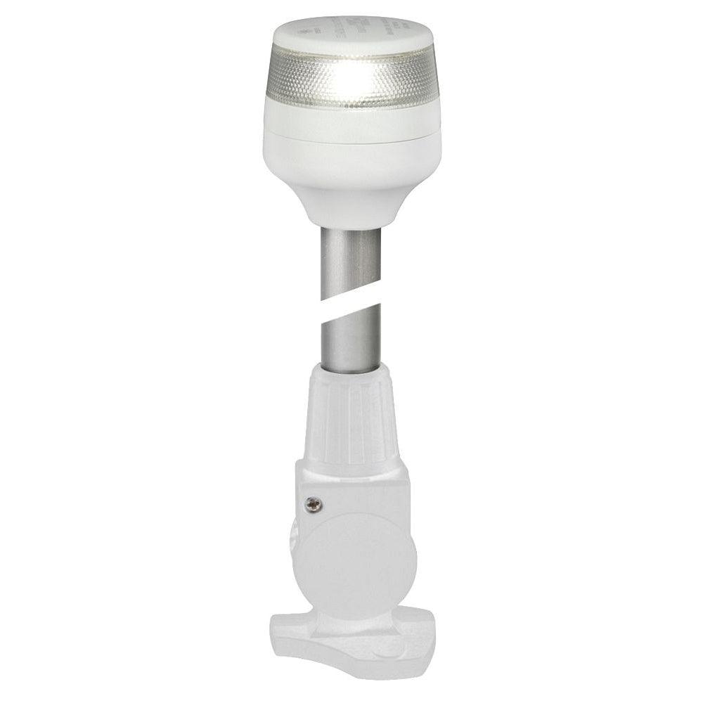 Hella Marine NaviLED 360 Compact All Round Lamp - 2nm - 12" Fold Down Base - White - Boat Gear USA