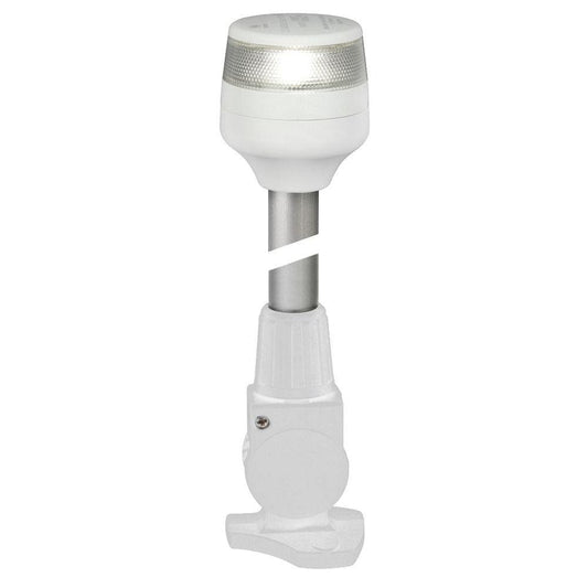 Hella Marine NaviLED 360 Compact All Round Lamp - 2nm - 24" Fold Down Base - White - Boat Gear USA