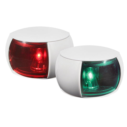 Hella Marine NaviLED Port & Starboard Pair - 2nm - Colored Lens/White Housing - Boat Gear USA