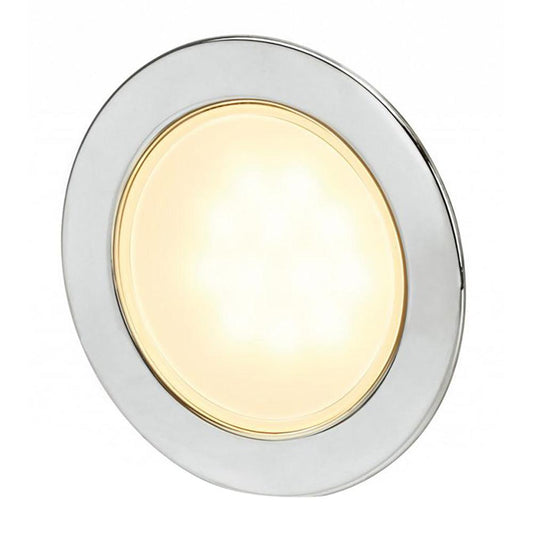 Hella Marine Round Warm White EuroLED 95 Gen 2 LED Down Light - Stainless Steel Rim - Boat Gear USA