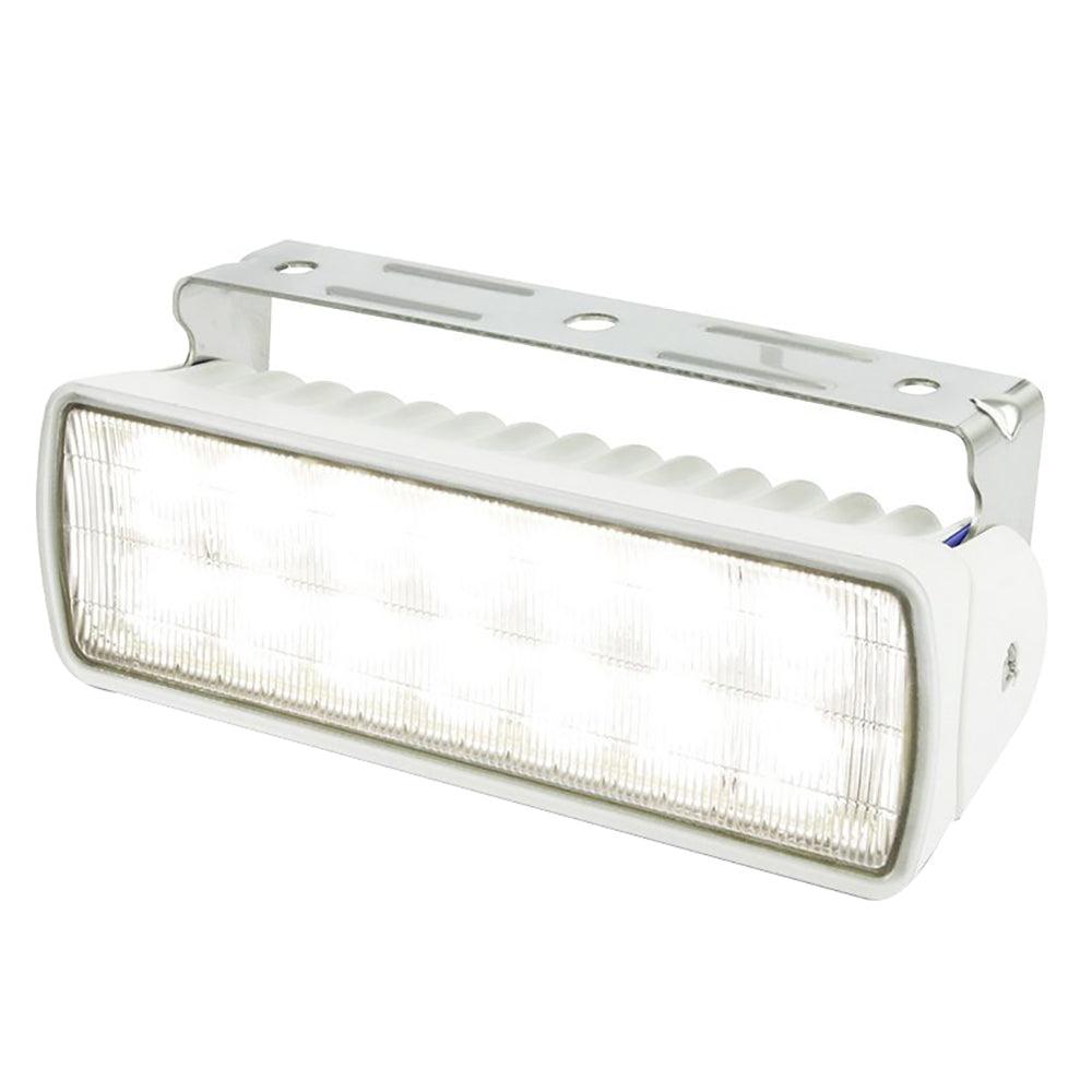 Hella Marine Sea Hawk-XLR LED Floodlight - White LED/White Housing - Boat Gear USA