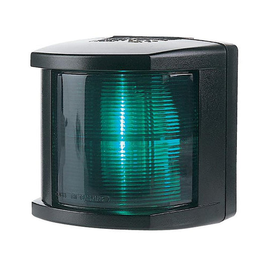 Hella Marine Starboard Navigation Light - Incandescent - 2nm - Black Housing - 12V - Boat Gear USA