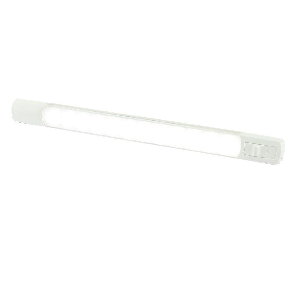 Hella Marine Surface Strip Light w/Switch - White LED - 12V - Boat Gear USA