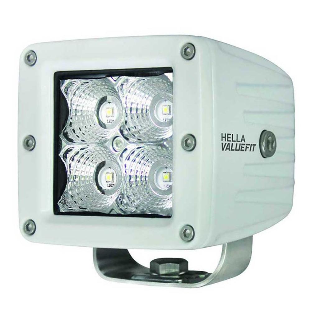 Hella Marine Value Fit LED 4 Cube Flood Light - White - Boat Gear USA