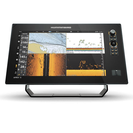 Humminbird APEX16 Chartplotter Mega SI+ - Boat Gear USA
