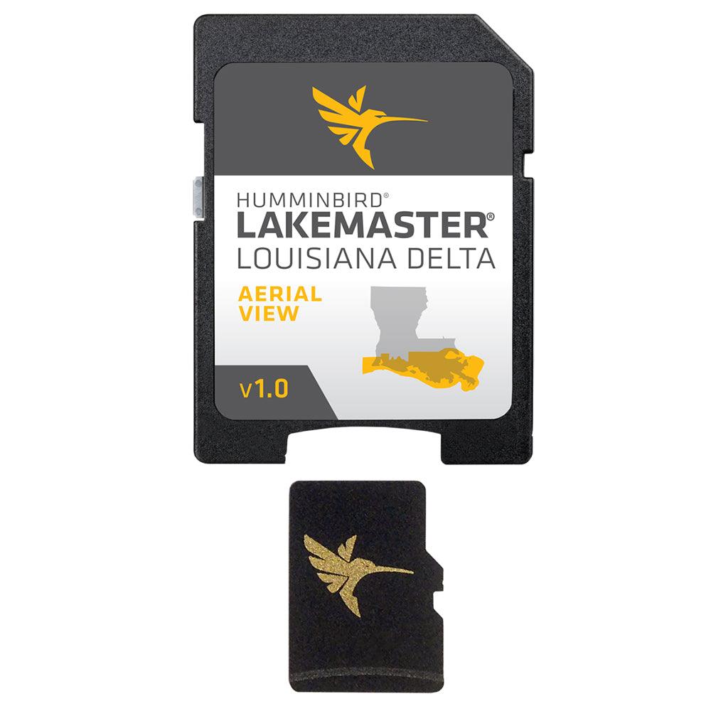 Humminbird LakeMaster Aerial Satellite View - Louisiana Delta - Boat Gear USA