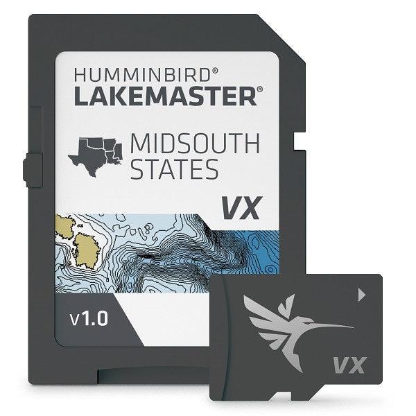 Humminbird Lakemaster VX Mid-South States microSD - Boat Gear USA