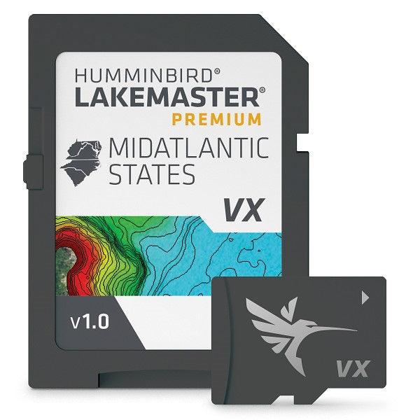 Humminbird Lakemaster VX Premium Mid-Atlantic States microSD - Boat Gear USA