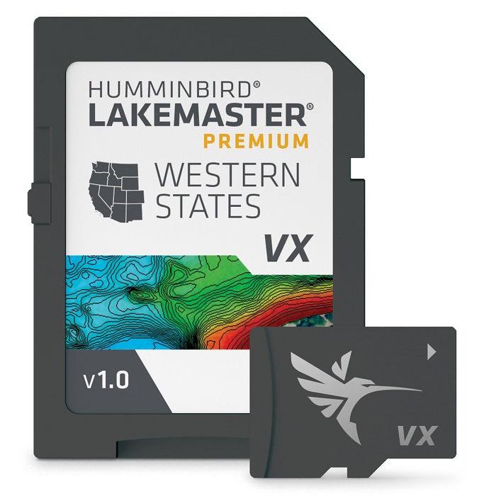 Humminbird Lakemaster VX Premium West States microSD - Boat Gear USA