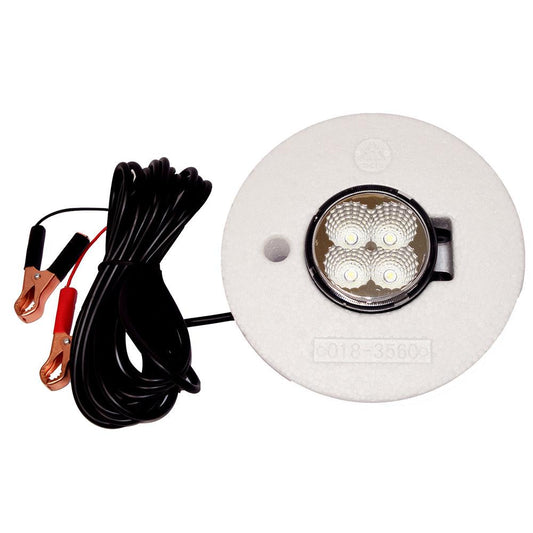 Hydro Glow FFL12 Floating Fish Light w/20' Cord - LED - 12W - 12V - White - Boat Gear USA