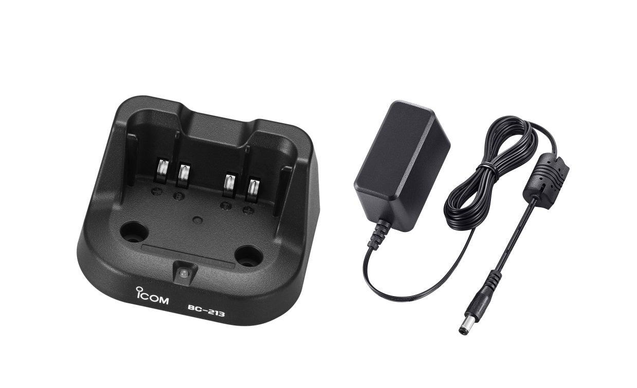 Icom Bc213 Rapid Charger With Bc123sa 110v Adapter - Boat Gear USA