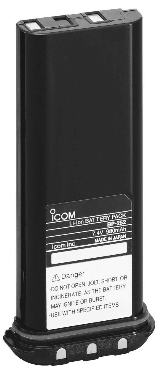 Icom Bp252 980mah Li-ion Battery Pack - Boat Gear USA