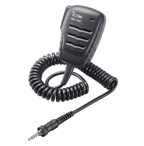 Icom Hm228 Compact Waterproof Speaker Microphone - Boat Gear USA