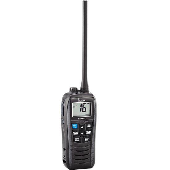 Icom M25 Floating Handheld Vhf Black 5 Watts - Boat Gear USA