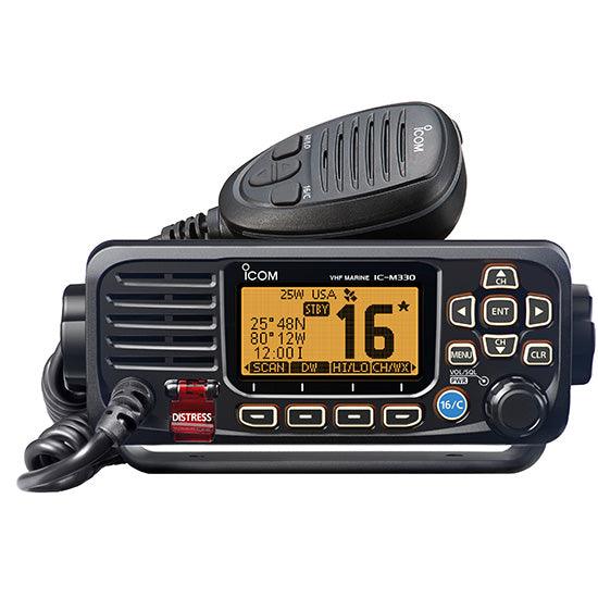 Icom M330g Black Vhf With Gps - Boat Gear USA