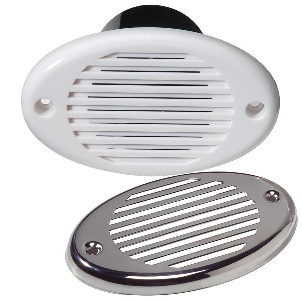 Innovative Lighting Marine Hidden Horn - White w/Stainless Steel Overlay - Boat Gear USA