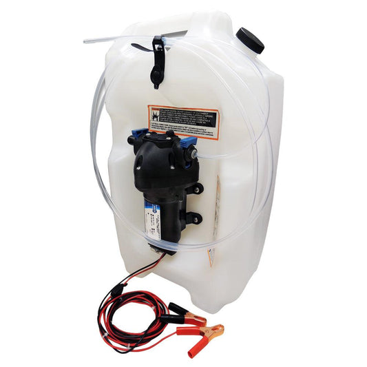 Jabsco Flat Tank Oil Changer System - 3-1/2 Gallon Tank - 12V - Boat Gear USA