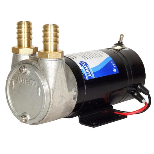 Jabsco Sliding Vane Self-Priming Diesel Transfer Pump - 9 GPM & 12V - Boat Gear USA