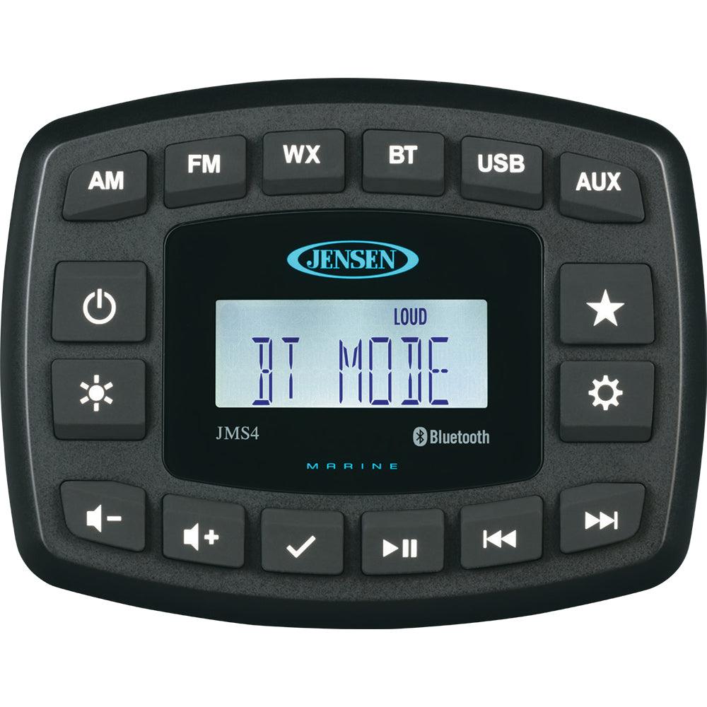 JENSEN JMS4RTL Stereo w/AM/FM/BT - Single Zone - Boat Gear USA