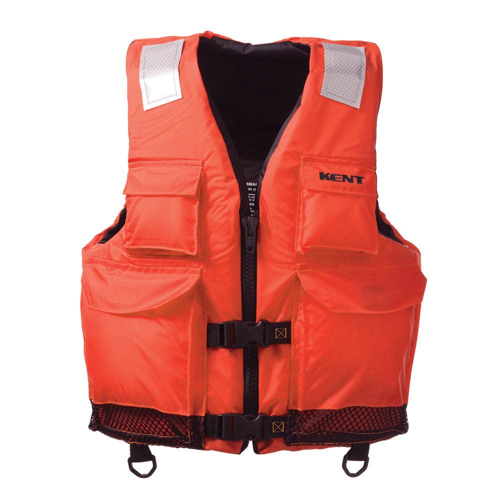 Kent Elite Dual-Sized Commercial Vest - 4XL/7XL - Orange - Boat Gear USA