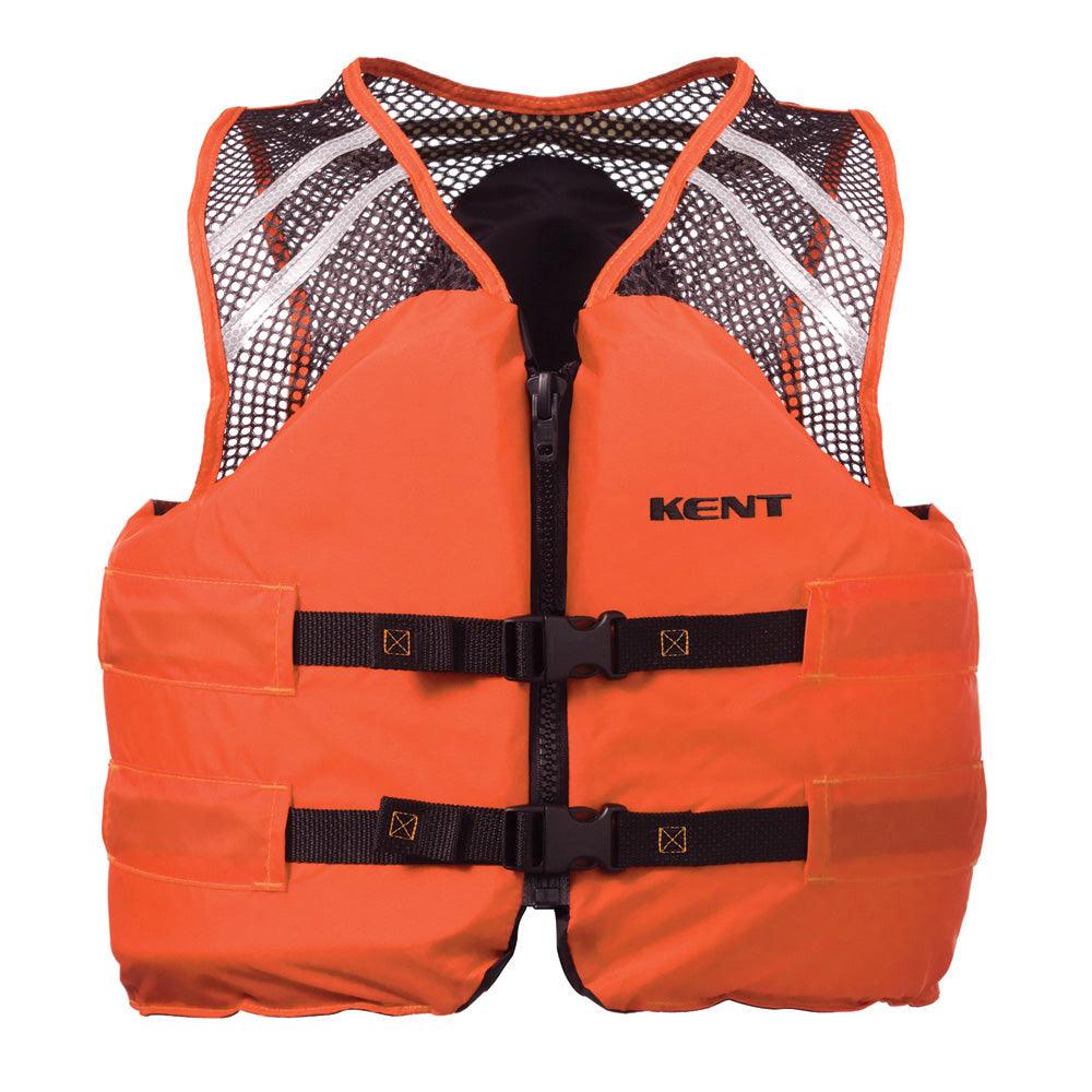 Kent Mesh Classic Commercial Vest - Large - Orange - Boat Gear USA