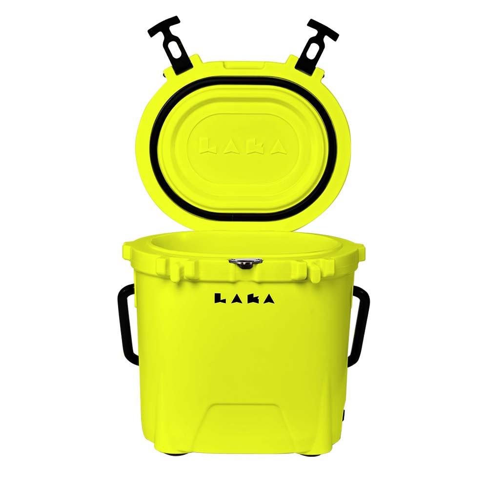 LAKA Coolers 20 Qt Cooler - Yellow - Boat Gear USA