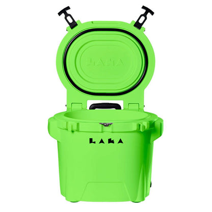 LAKA Coolers 30 Qt Cooler w/Telescoping Handle & Wheels - Lime Green - Boat Gear USA