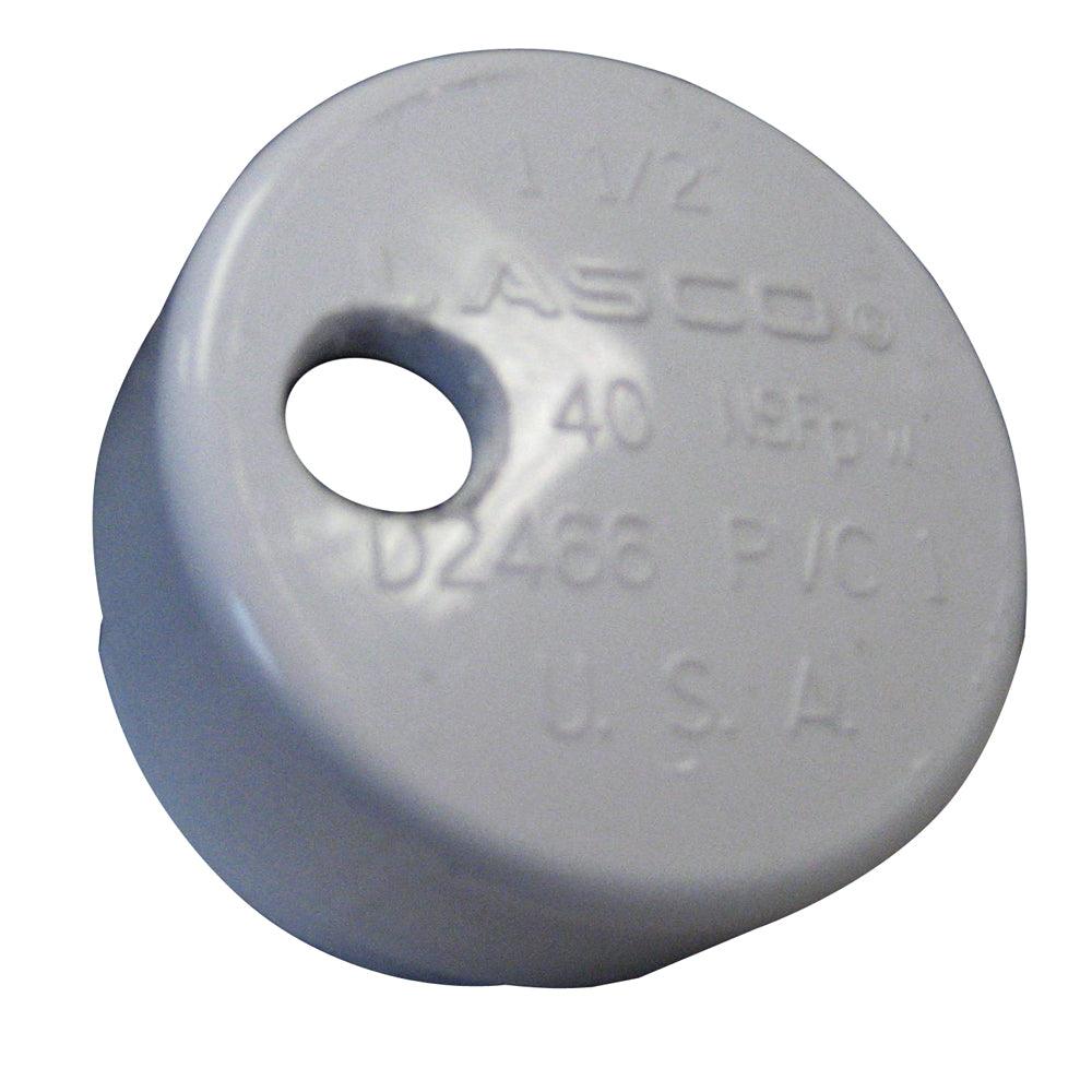 Lee's PVC Drain Cap f/Heavy Rod Holders 1/4" NPT - Boat Gear USA