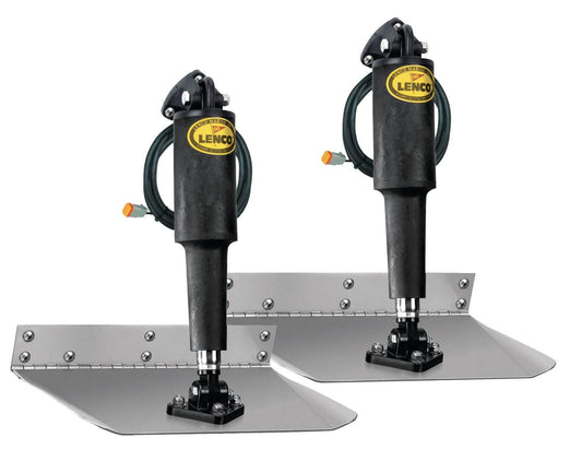 Lenco 9""x9"" Standard Mount Trim Tab Kit 12v Requires Switch - Boat Gear USA