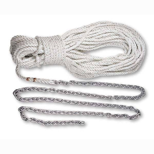 Lewmar 5' 1/4"" G4 Chain W/100' 1/2"" Rope - Boat Gear USA