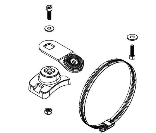 Lowrance Trolling Motor Shaft Mount For Active Target Scout View - Boat Gear USA