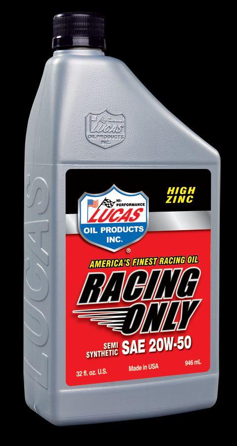 LUCAS OIL - 20W-50 SEMI SYN RACING - 10306 - Boat Gear USA