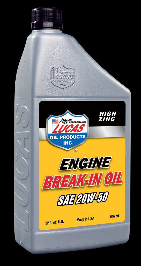 LUCAS OIL - 20W50 BREAK-IN OIL - 10635 - Boat Gear USA