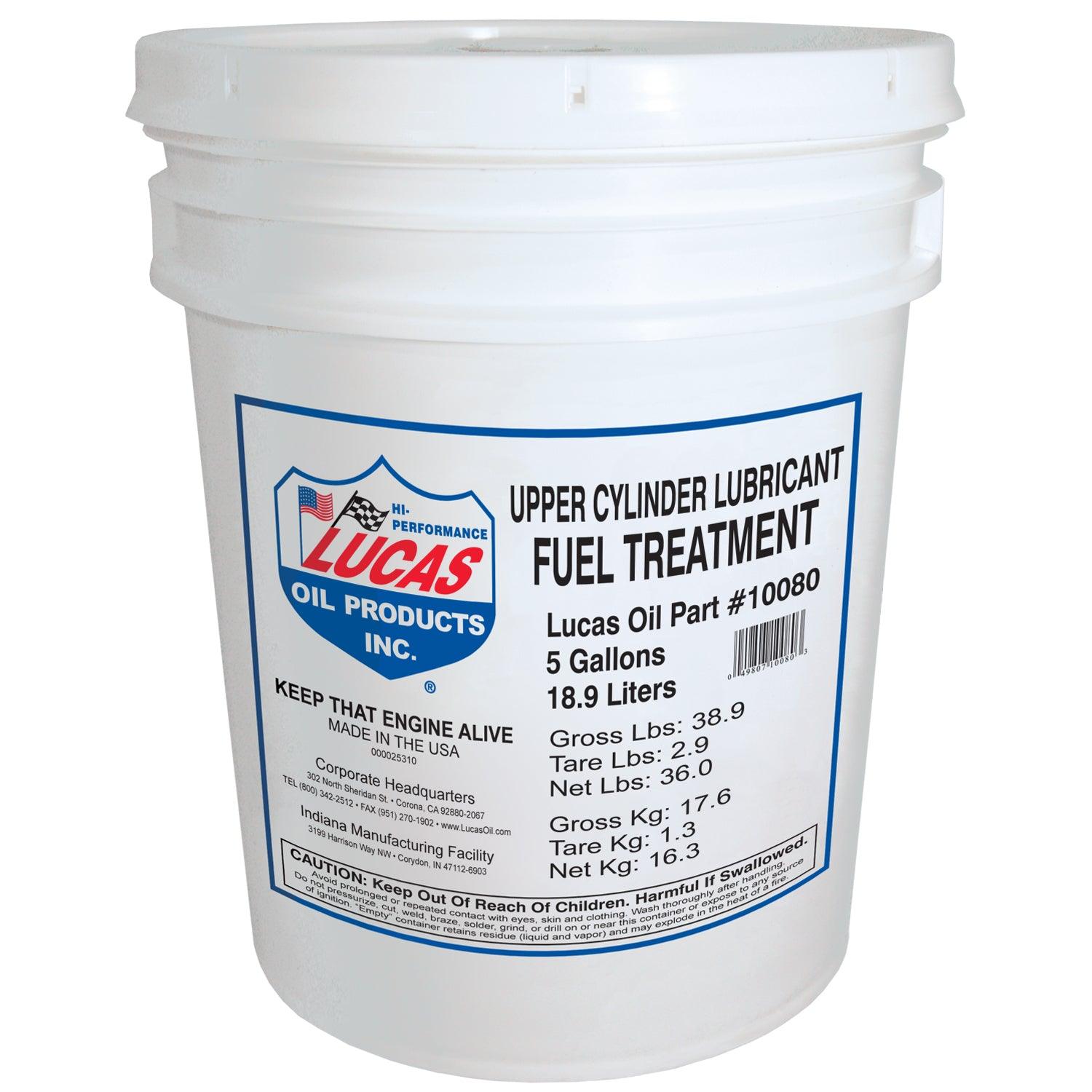 LUCAS OIL - 5 GALLON FUEL TREATMENT - 10080 - Boat Gear USA