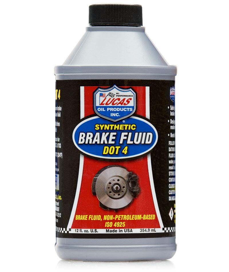 LUCAS OIL - DOT 4 BRAKE FLUID 12OZ - 10827 - Boat Gear USA