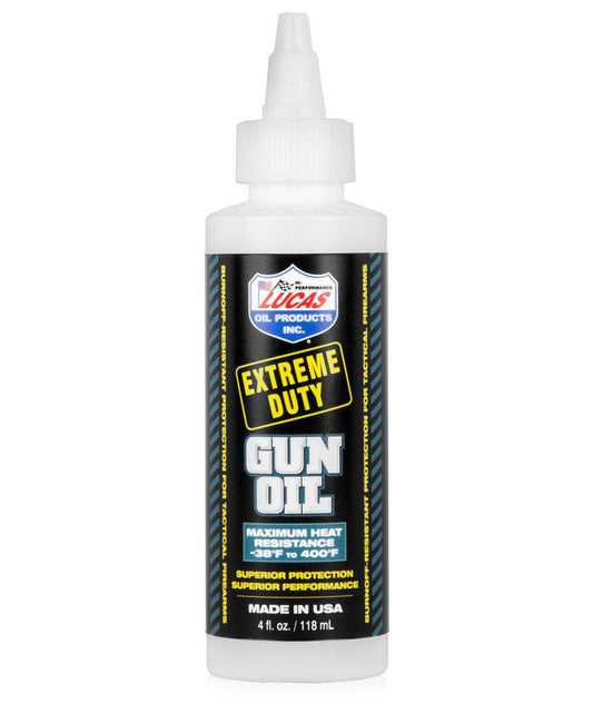 LUCAS OIL - EXTREME DUTY GUN OIL - 4 OZ - 12/CA - 10877 - Boat Gear USA