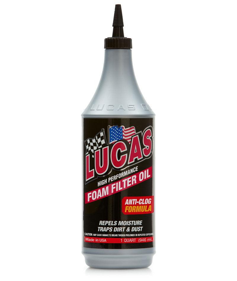 LUCAS OIL - FOAM FILTR OIL/12X1/QUART - 10798 - Boat Gear USA