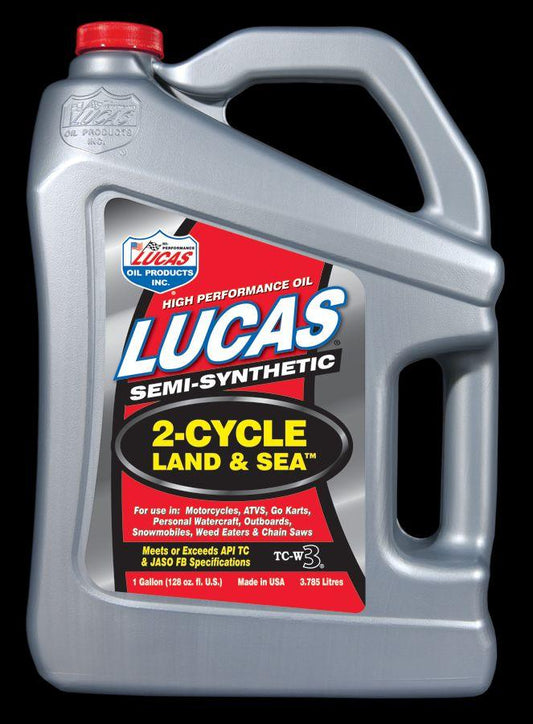 LUCAS OIL - LAND & SEA 2-CYCLE OIL/4X - 10557 - Boat Gear USA