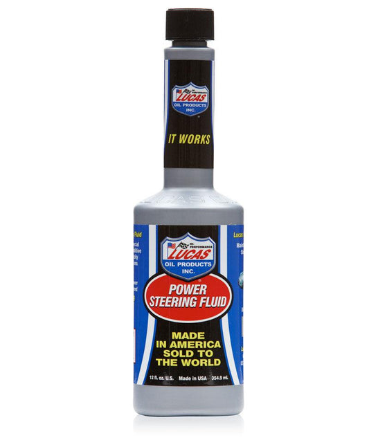 LUCAS OIL - POWER STEERING FLUID 12OZ - 10823 - Boat Gear USA