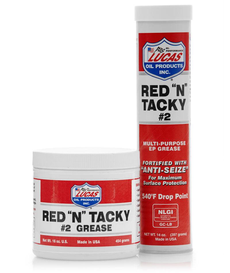 LUCAS OIL - RED 'N' TACKY GREASE/1X1/ - 10027 - Boat Gear USA