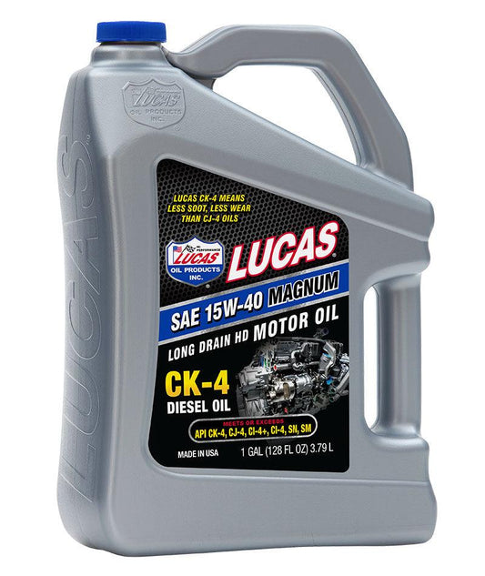 LUCAS OIL - SAE 15W-40 CK-4 DIESEL OIL - 10287 - Boat Gear USA