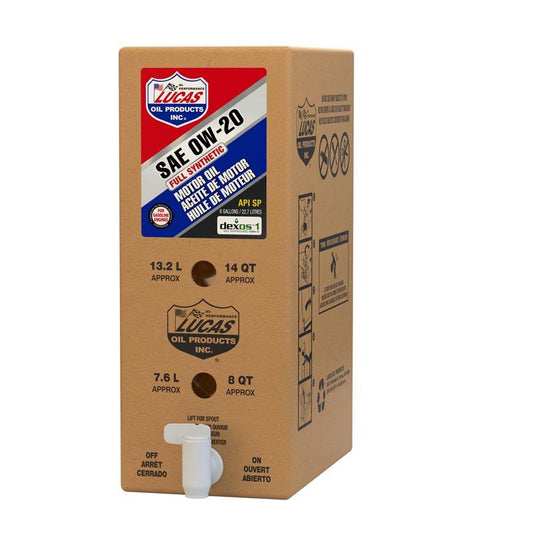 LUCAS OIL - SYNTHETIC SAE 0W-20 MOTOR OIL API S - 18003 - Boat Gear USA