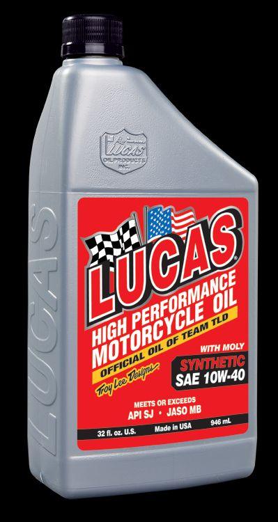 LUCAS OIL - SYNTHETIC SAE 10W-40 MOLY - 10777 - Boat Gear USA