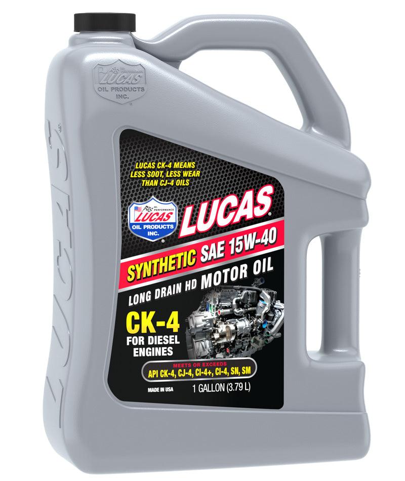 LUCAS OIL - SYNTHETIC SAE 15W-40 CK-4 TRUCK OIL - 11247 - Boat Gear USA