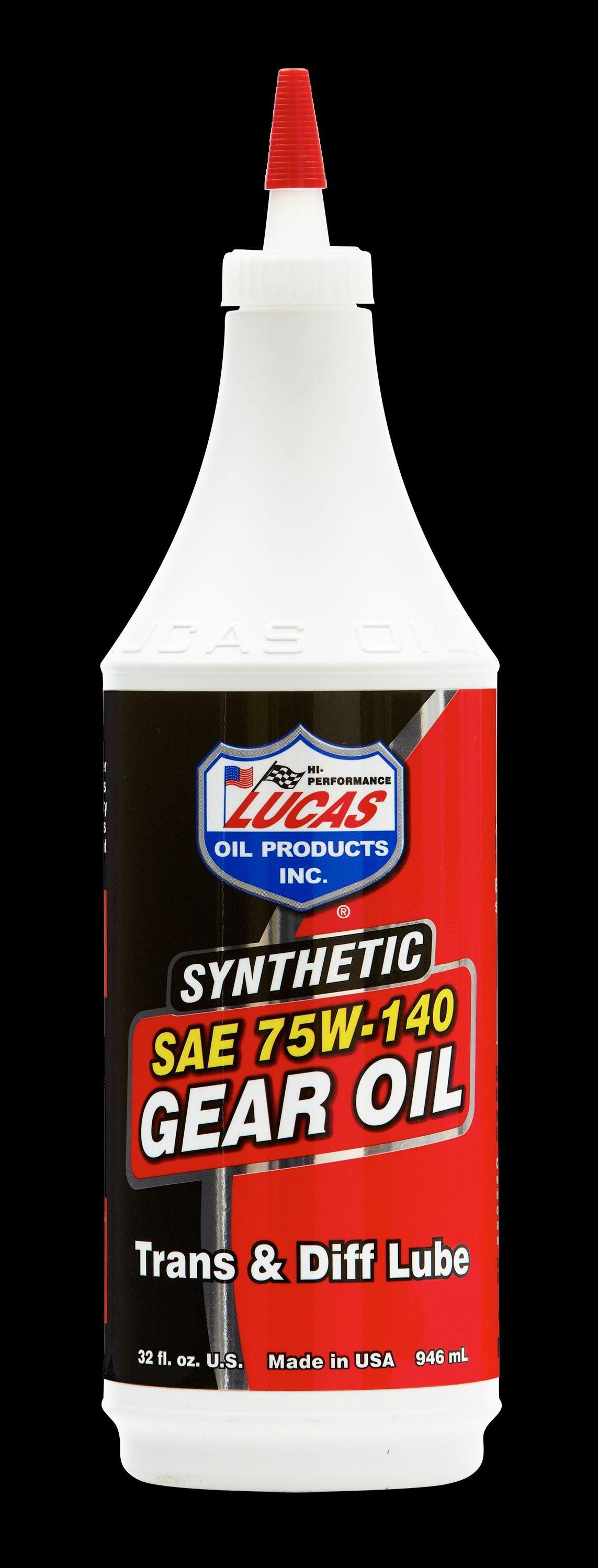 LUCAS OIL - SYNTHETIC SAE 75W-140 TRA - 10121 - Boat Gear USA