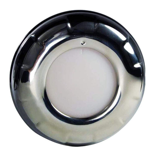 Lumitec Aurora Dome Light White LED Stainless Finish 12v - Boat Gear USA