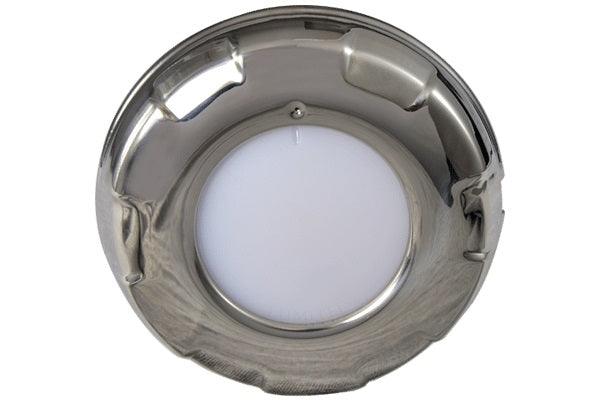 Lumitec Aurora Dome Light White/Blue LED Stainless Steel Finish - Boat Gear USA