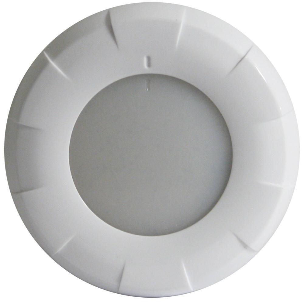 Lumitec Aurora Dome Light White/Red LED Light White Finish 12/24v - Boat Gear USA