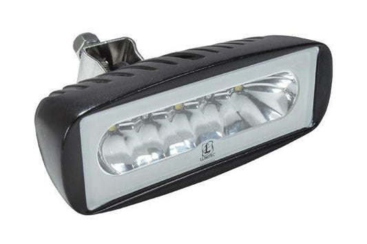 Lumitec Caprera2 Flood Light Bracket Mount White/red Led Black Finish 12/24v - Boat Gear USA