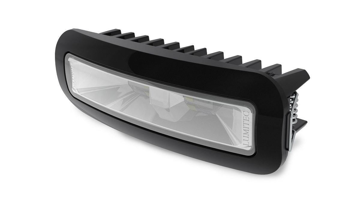 Lumitec Capri3 Flood Light White LED's Non-Dimmable Flush Mount Black 12/24v - Boat Gear USA